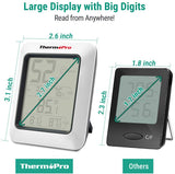 2 pack, Indoor Thermometer Humidity Monitor Weather Station