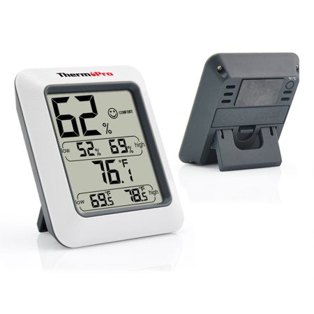 2 pack, Indoor Thermometer Humidity Monitor Weather Station