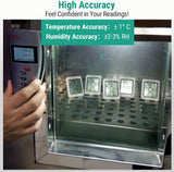 2 pack, Indoor Thermometer Humidity Monitor Weather Station