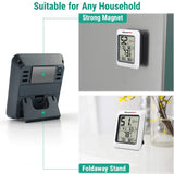 2 pack, Indoor Thermometer Humidity Monitor Weather Station