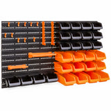 44-Piece Wall Mounted Garage Storage Organizer Rack