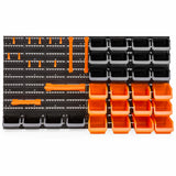 44-Piece Wall Mounted Garage Storage Organizer Rack