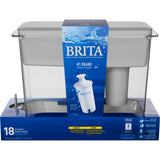 Ultramax Water Filter Dispenser, 18 Cup - Gray